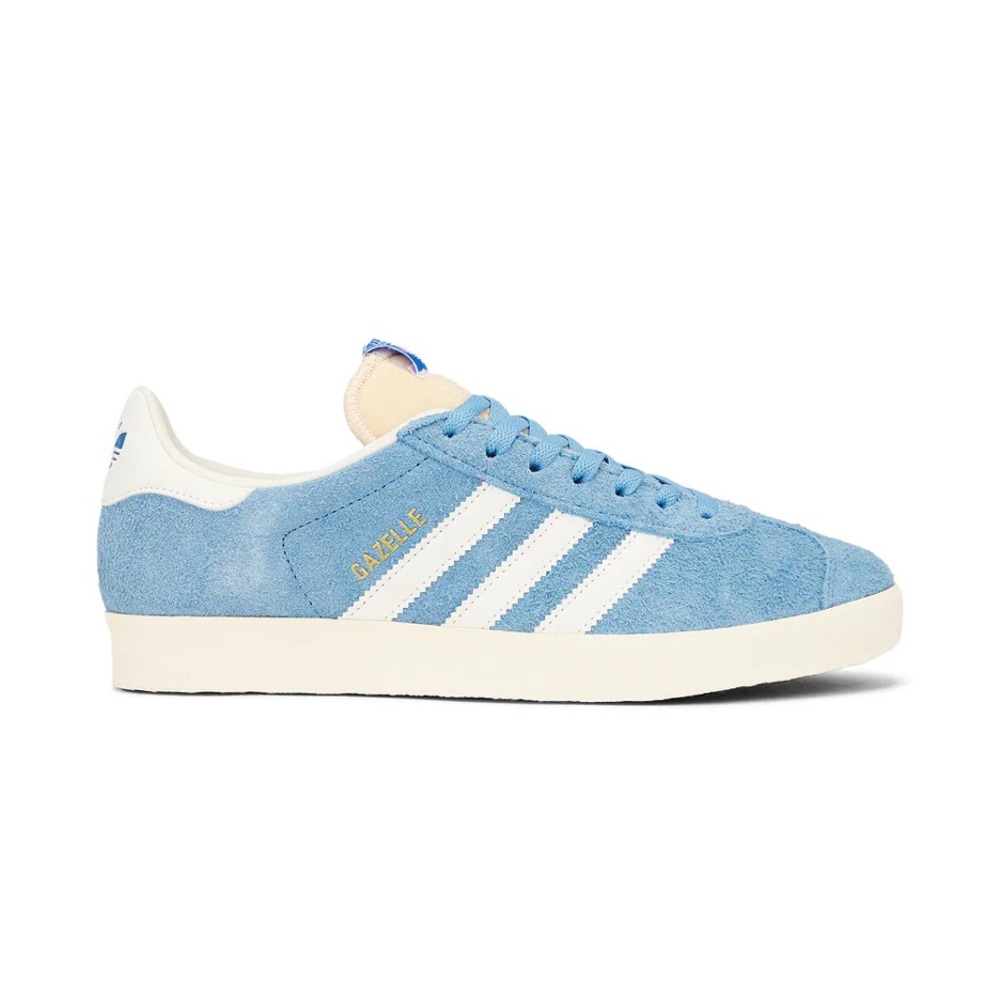 Adidas Gazelle Light Blue Suede Shoes Mens 6.5/ Women 8